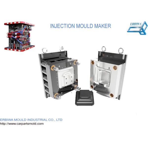 Durable Black Cover Custom Plastic Injection Mold， Easy To Installation