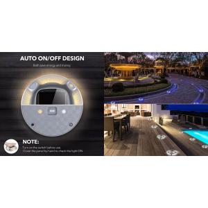 Buy cheap 12pcs Solar Deck Light LED Aluminum Pathway Sidewalk Dock Lights product