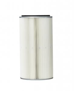 Buy cheap Industrial Pleated Polyester Filter Element Cartridge For Dust Collector Above MERV 15 Level product