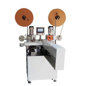 Buy cheap Automatic Flat Cable Ribbon Cable Double-Side Terminal Crimping Machine product
