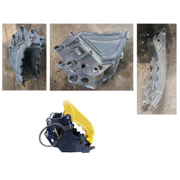2-30 Tons Excavator Bucket With Thumb ODM Digger Thumbs