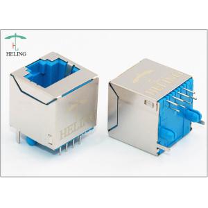 8P8C Vertical 180 Degree 21 Modular Jack RJ45 180 Degree