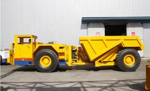 Buy cheap 1400rpm Speed Underground Mining Machines 12.5 CBM 4x4 Dumper Truck product