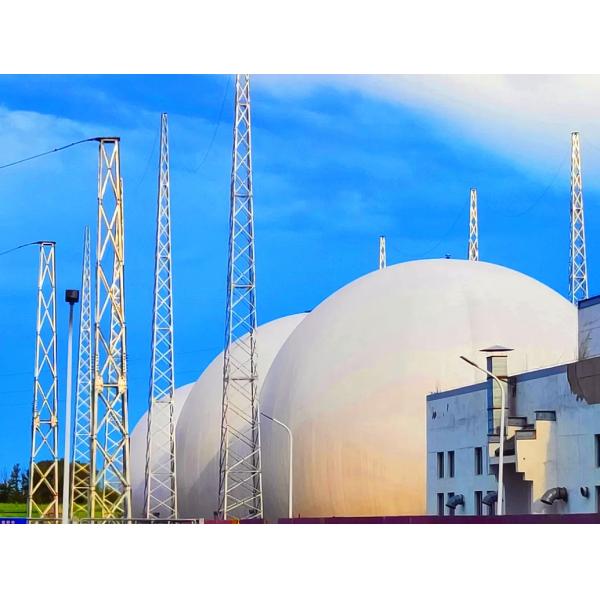 Customized Double Layer Biogas Holder Balloon With 20-20000m3 Capacity