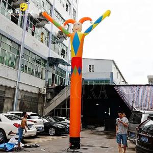 Buy cheap Aurora Inflatable Advertising Signs Dummy Air Puppet Clown Sky Dancer Person product