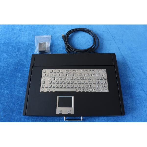Dynamic 95 Keys Industrial Keyboard With Touchpad 19" Rack Mount
