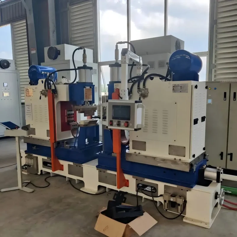Automatic loading and unloading oven production line