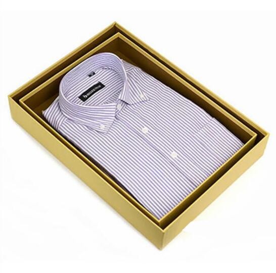 OEM Cardboard Gift Packaging Boxes Customized Pattern For Clothing Shirt Packaging