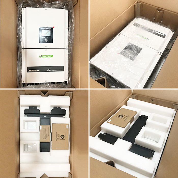 Waterproof 30KW Solar Wind Inverter Commercial Rooftop Inverters 50/60 Hz