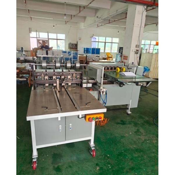 Book Exercise Making Automatic Paper Sheet Notebook Flat Saddle Wire Stitching Binding And Folding Machine