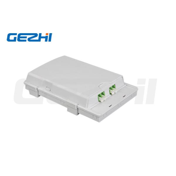 Sm / Mm 2 Core Wall Mount Fiber Termination Box For Fttx Access And Tele Communications Network