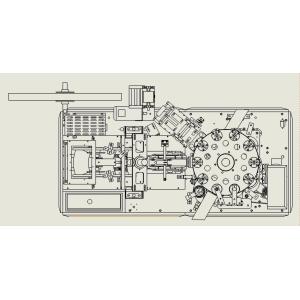 90-100pcs/min Speed Fully Automatic Disposable Paper Coffee Cup Production