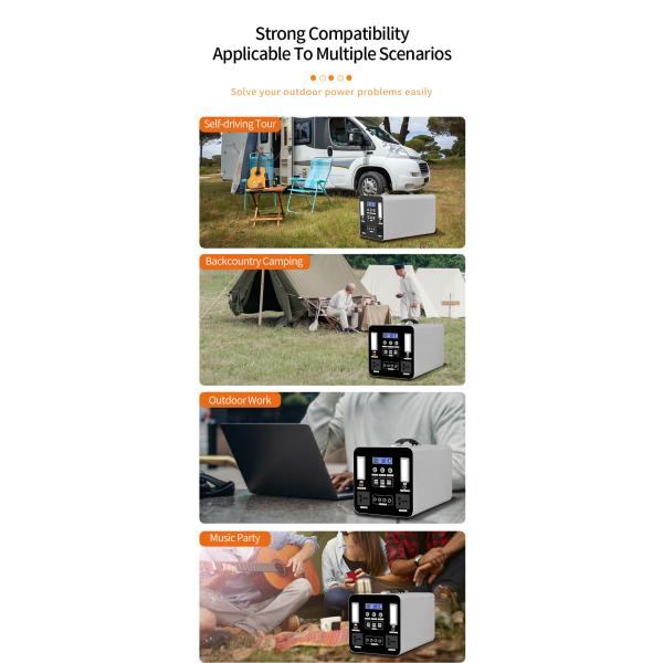 1000W solar energy system power station lifepo4 energy system storage portable power station 1000w for outdoor home