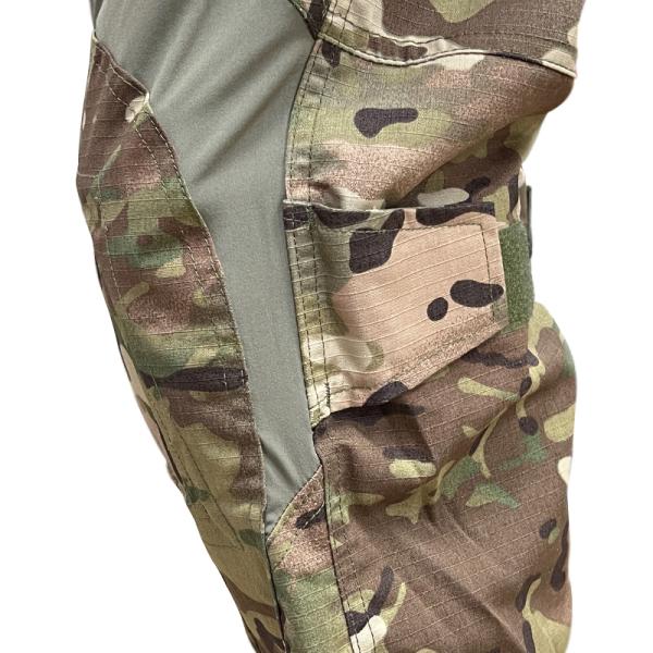 65% Polyester 35% Cotton Training Uniform CP Color Frog Suit with Knee Elbow Pads