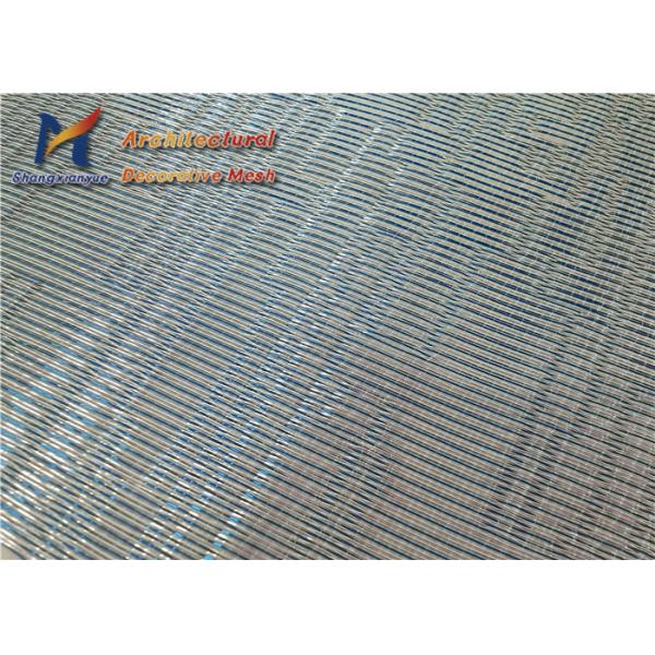 Plain Weave Glass Wire Mesh Dividers 3m Decorative Copper