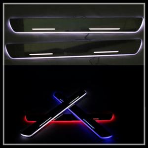 China Car LED door sill plate light for Toyota Corrola RAV4 LED Door Sill LED moving door scuff on sale