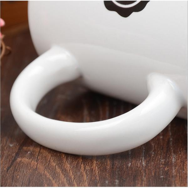 Heart Morph Eco Friendly Mugs , Heating Color Change Magic Mug Printing
