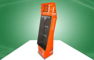 Buy cheap Heavy Duty Cardboard Free Standing Display Units , Stable Carton Display Stands For Tools product