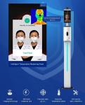Gate Access Android LCD Advertising Screen Infrared Temperature Dection With