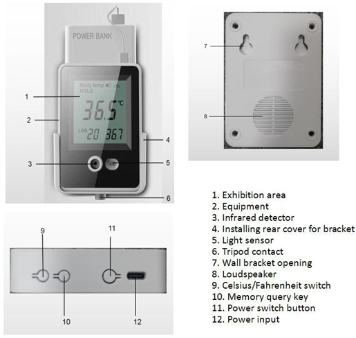 Doorbell AI Infrared Thermometer