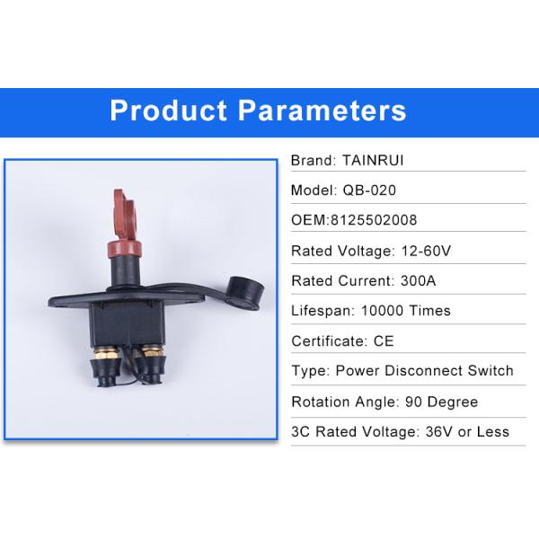 ATV High Current Car Power Master Rotary Battery Switch 81255020018 for Man Truck
