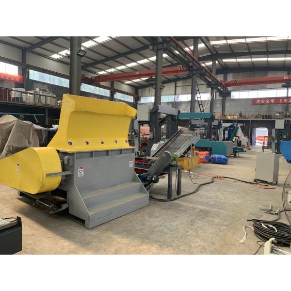 Pallet Grinding Chips Making Machine, Pallet Reclaiming Crusher with magnetic machine