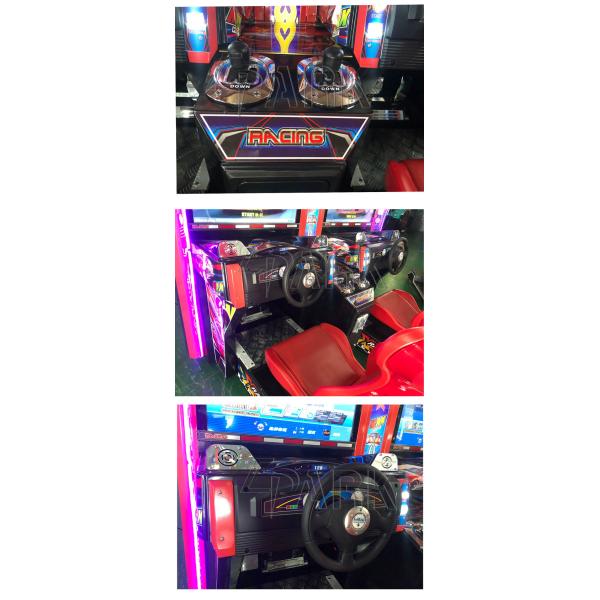 Cheap Double Players old style classic arcade Racing Game Machine Alloy Steel Structure With 1 Year Warranty