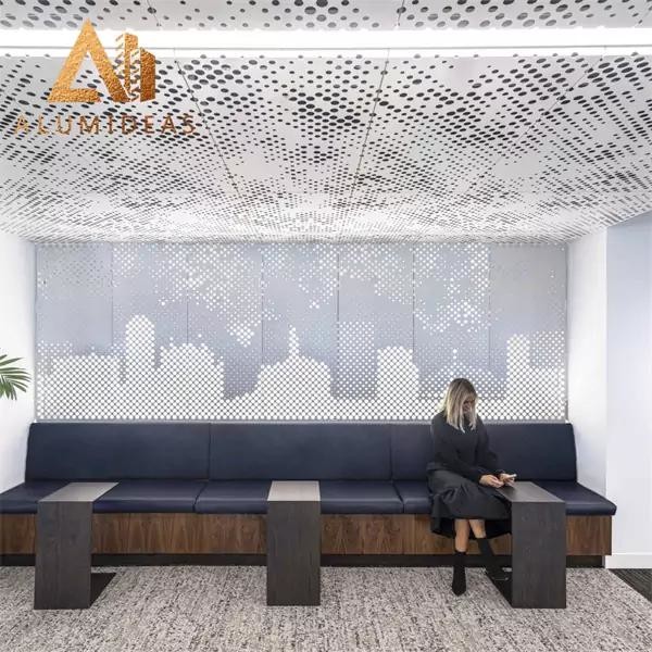 Custom Aluminum Perforated Ceiling Design