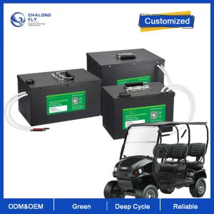 China LiFePO4 Lithium Battery 60V 72V 96V 150AH 200AH LiFePO4 Custom Battery Pack for E-mobility/Electric Car/Golf Cart on sale