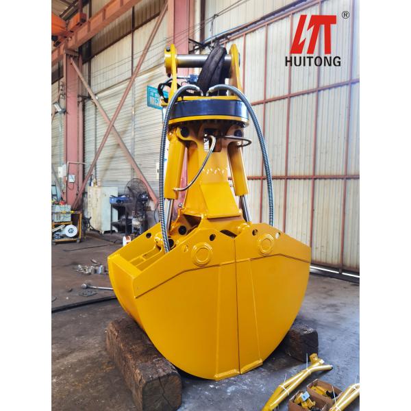 Q355 Excavator Clamshell Bucket Mini Big Up Close Rotating Or None - Rotating