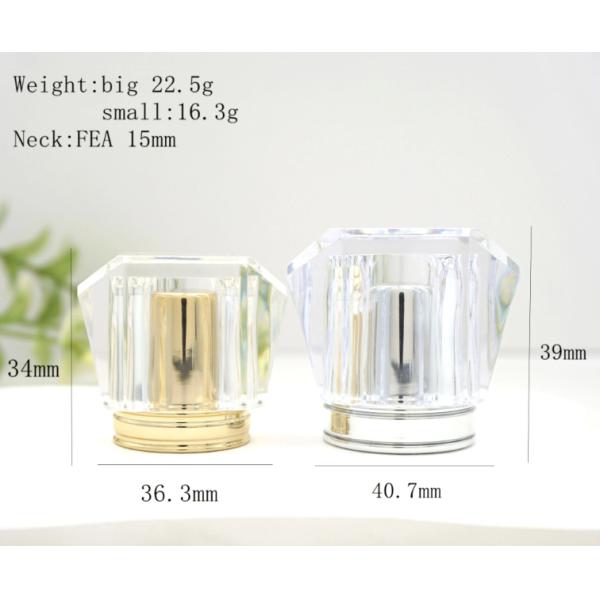 Custom Luxury Crystal Perfume Cap Plastic Lids Perfume Packaging Closures