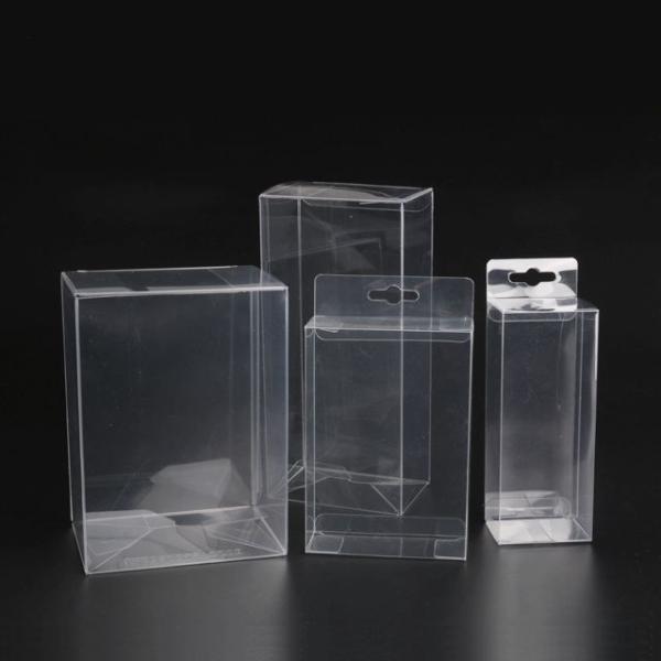 Customized Printed Gift Clear PET Plastic Film Transparent PVC Acetate Packaging Box