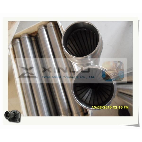 Wedge Wire Screen Tube / johnson screen pipe / spiral screen pipe / dewatering well screen / v wire strainer pipe /filte