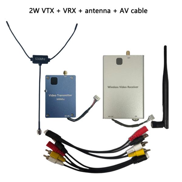 600mA Current High Frequency 2W Wireless Analog Link 83g FPV Drone VTX VRX Video Transmitter for Long Range Transmission