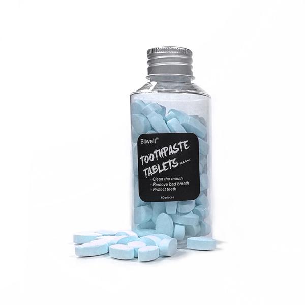 Herbal Solid Organic Toothpaste Tablets Bottled Sensitivity Toothpaste Tablets