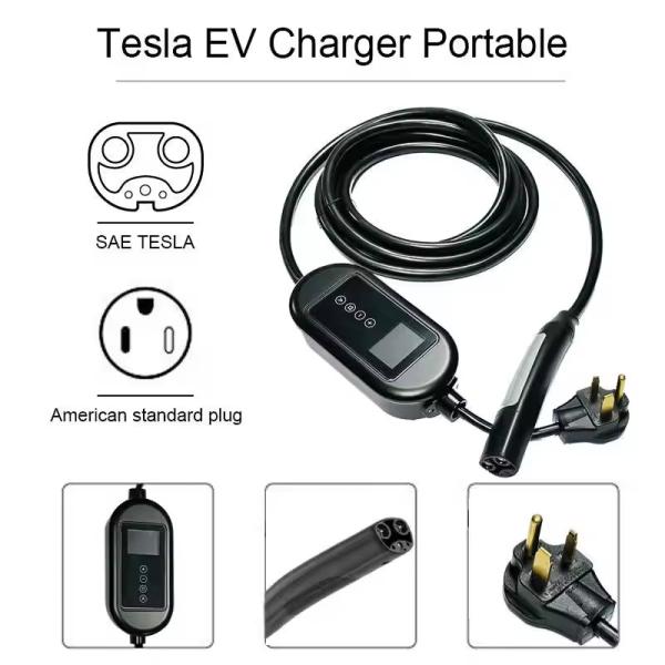 LCD Indicator Light EV Fast Charger for TSL Level 2 Energy Vehicles in Box Type