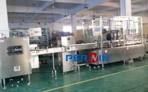 China Automatic Glass Bottle / Plastic Bottle Spray Filling And Capping Machine on sale