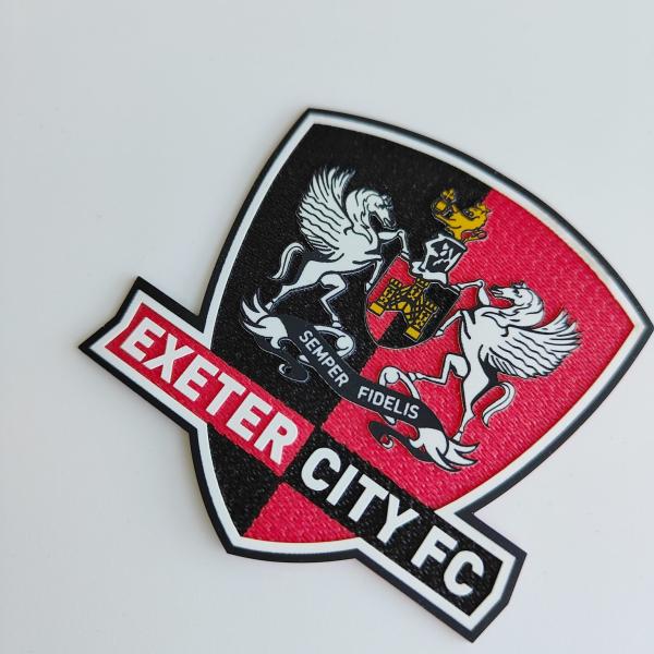 Multiple Colors Heat Transfer Patches Iron On Flat Print 3D Silicone Patches With Hot Melt Backing