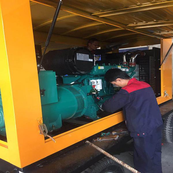 200KW Weichai Diesel Generator Set Trailer with Pure Copper Motor and Water Cooling System
