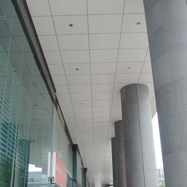 Commercial Aluminum Hollow Perforated Ceiling Tiles Aluminium Suspended False Clip In Panel for Sound Absorbing