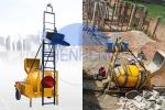 Commercial Transit JZR350T Diesel Concrete Mixer Machine Stable Performance