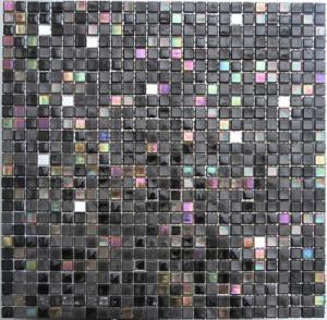 Buy cheap crystal glass glass mosaic tile LARM03 10x10mm product