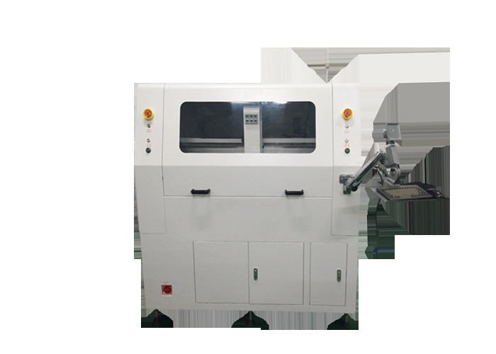 Buy cheap 50000Rpm/Min PCB Depaneling Router Machine White High Accuracy product
