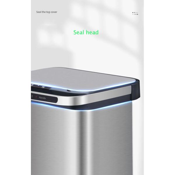 Customized Dry Wet Sorting Trash Can Stainless Intelligent Sensor Trash Can