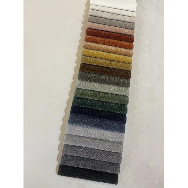 Weave Velvet Sofa Fabric Luxurious Look Cozy Colorful For Upholstery Sofa Fabric Factory