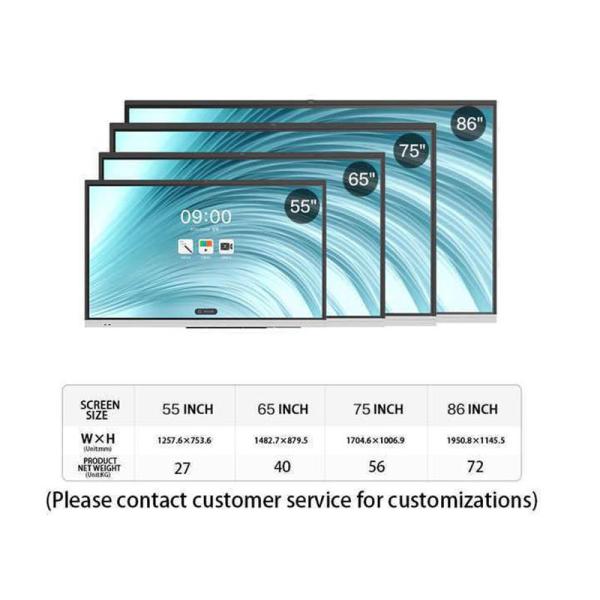 55 Inch Android 13.0 System Version High-Quality Interactive Touch Screen Demonstration Board 2