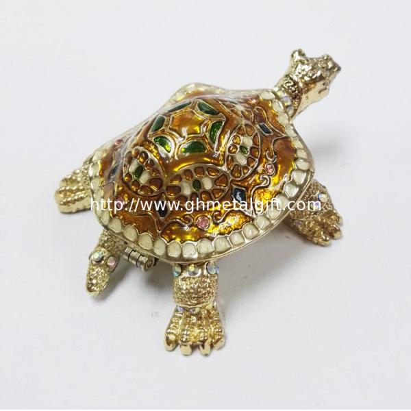 China Manufacturer Turtle Shape Trinket Box Turtle Jewelry Box for Jewelry
