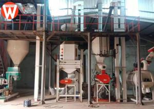 Buy cheap 4T/H 80kw 15mm Poultry Pellet Feed Plant With Vibrating Screen product