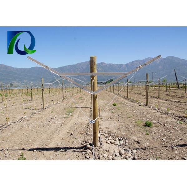 Customized 45X25MM Open Gable Trellis System Provide Full Accessories