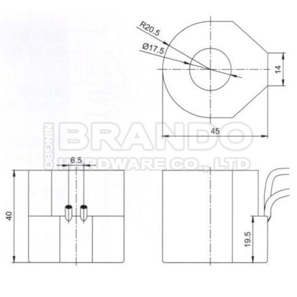 18721 18724 Henny Penny Solenoid Valve Coil MP-C-011 220VAC 240VAC 0
